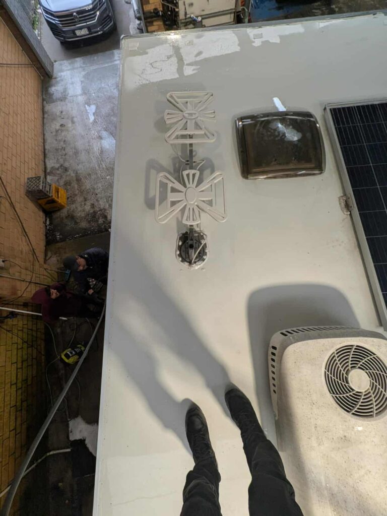 Caravan Roof Cleaning